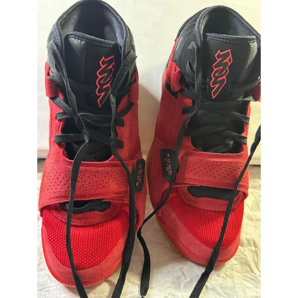 Jordan Zion 2 Basketball Shoes Mens 10.5 University Red Black Gum DO9073-600 Top